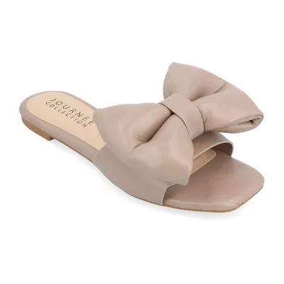 Journee Collection Womens Fayre Flat Sandals