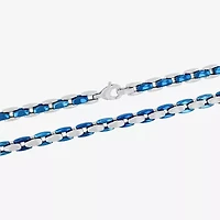 Mens Stainless Steel 24 Inch Link Chain Necklace