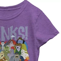 Little & Big Kid Girls Crew Neck Short Sleeve Slim Fit Scooby Doo Graphic T-Shirt