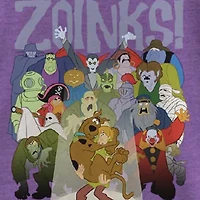 Little & Big Kid Girls Crew Neck Short Sleeve Slim Fit Scooby Doo Graphic T-Shirt