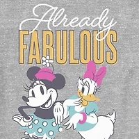 Disney Collection Toddler Girls Crew Neck Short Sleeve Regular Fit Mickey and Friends Minnie Mouse Graphic T-Shirt