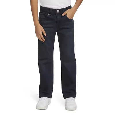 Levi's® Little Boys Adjustable Waist Mid Rise 514™ Straight Leg Jean