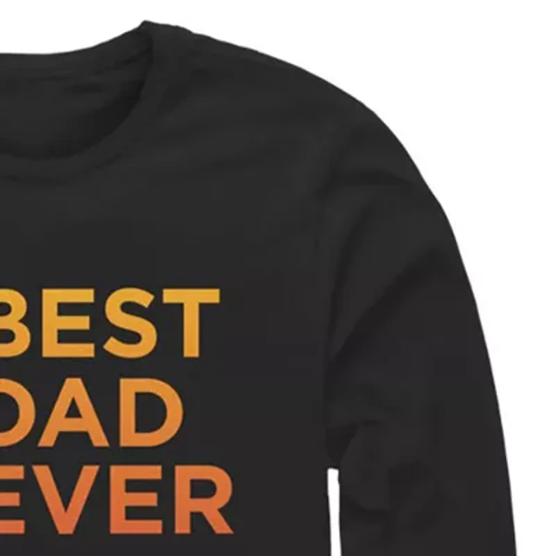 Mens Long Sleeve Goofy Graphic T-Shirt