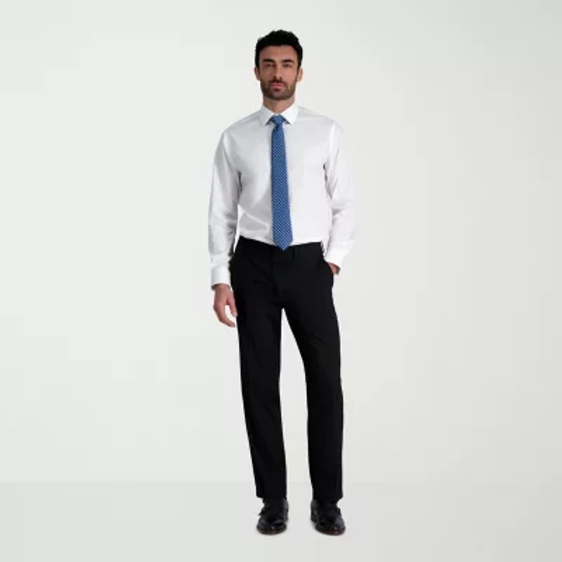 Haggar Premium Comfort Mens Classic Fit Easy Care Long Sleeve Dress Shirt
