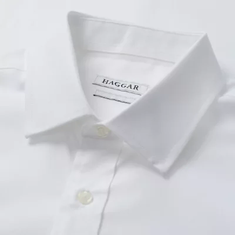 Haggar Premium Comfort Mens Classic Fit Easy Care Long Sleeve Dress Shirt