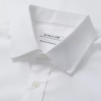 Haggar Premium Comfort Mens Classic Fit Easy Care Long Sleeve Dress Shirt