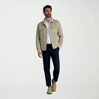 Haggar Smart Wash Mens Classic Fit Easy Care Long Sleeve Dress Shirt