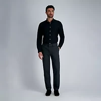 Haggar Smart Wash Mens Classic Fit Easy Care Long Sleeve Dress Shirt