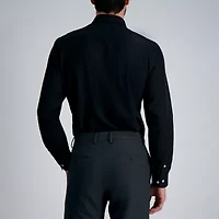 Haggar Smart Wash Mens Classic Fit Easy Care Long Sleeve Dress Shirt