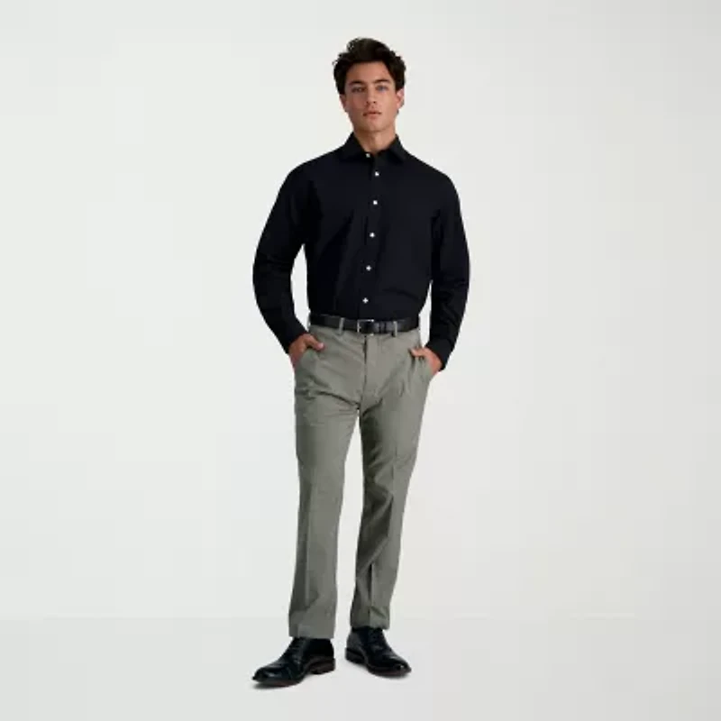 Haggar Premium Comfort Mens Classic Fit Easy Care Long Sleeve Dress Shirt