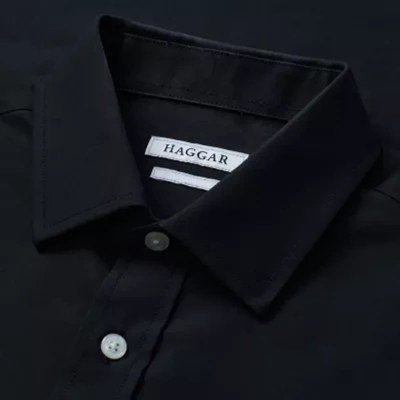 Haggar Premium Comfort Mens Classic Fit Easy Care Long Sleeve Dress Shirt