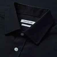 Haggar Premium Comfort Mens Classic Fit Easy Care Long Sleeve Dress Shirt
