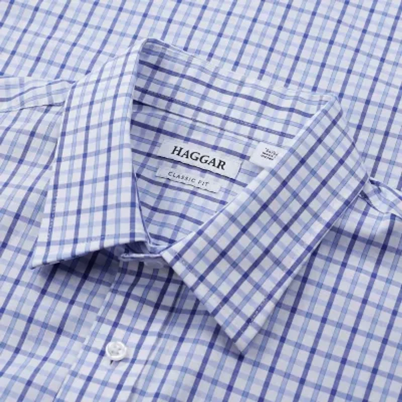 Haggar Premium Comfort Mens Classic Fit Easy Care Long Sleeve Dress Shirt