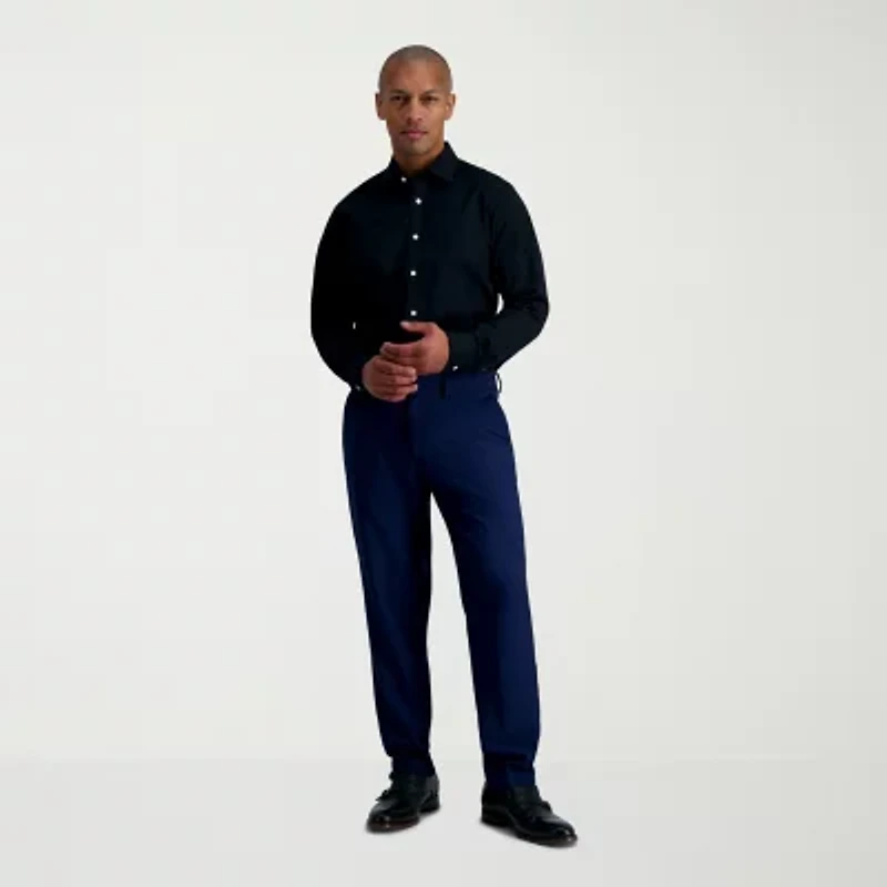 Haggar Premium Comfort Mens Slim Fit Long Sleeve Dress Shirt