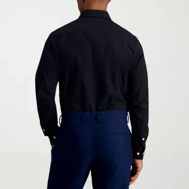 Haggar Premium Comfort Mens Slim Fit Long Sleeve Dress Shirt