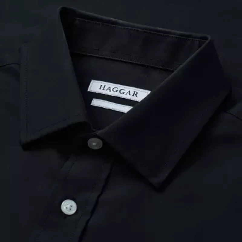 Haggar Premium Comfort Mens Slim Fit Long Sleeve Dress Shirt