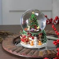 Northlight 7in Presents Under The Tree Musical Christmas Snowman Christmas Snow Globe
