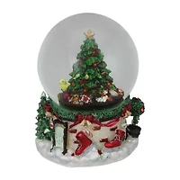 Northlight 7in Presents Under The Tree Musical Christmas Snowman Christmas Snow Globe