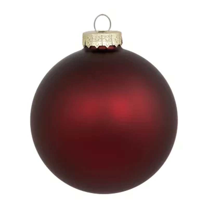 Northlight 2-Finish Glass Ball 4-pc. Christmas Ornament