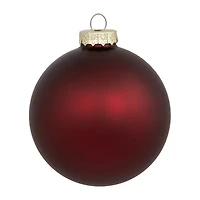 Northlight 2-Finish Glass Ball 4-pc. Christmas Ornament