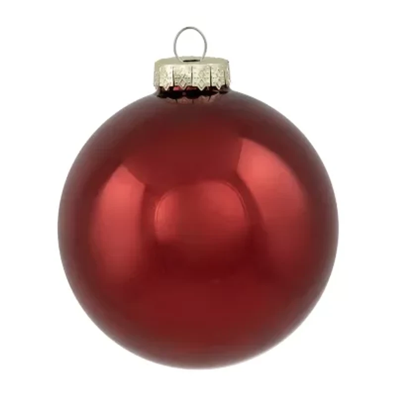 Northlight 2-Finish Glass Ball 4-pc. Christmas Ornament
