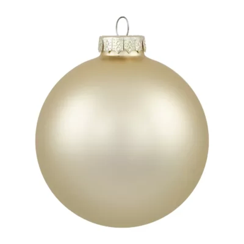 Northlight 2-Finish Glass Ball 4-pc. Christmas Ornament