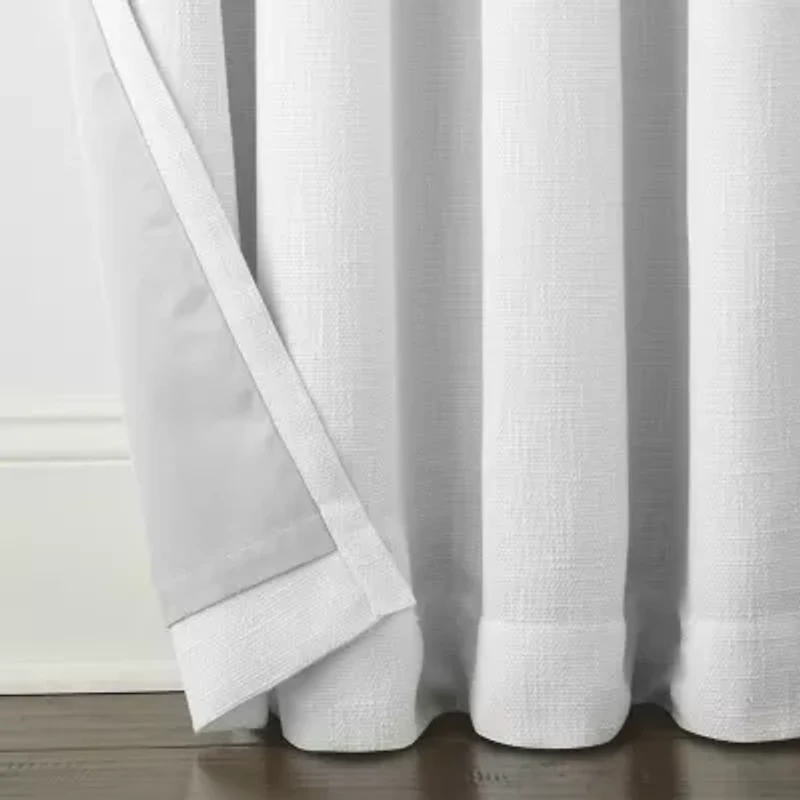 Linden Street Bayshore Grommet Top Energy Saving 100% Blackout Single Curtain Panel