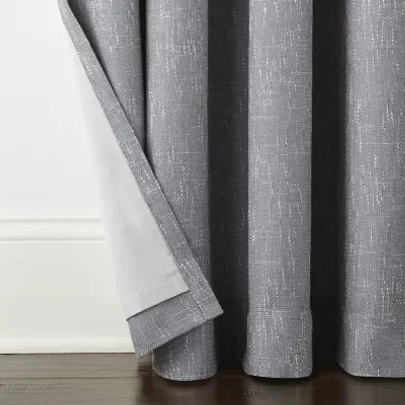 Linden Street Bayshore Grommet Top Energy Saving 100% Blackout Single Curtain Panel