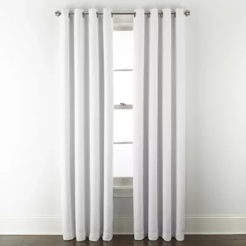 Linden Street Bayshore Grommet Top Energy Saving 100% Blackout Single Curtain Panel