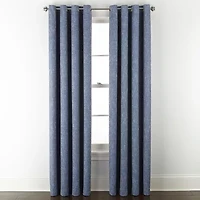 Linden Street Bayshore Grommet Top Energy Saving 100% Blackout Single Curtain Panel