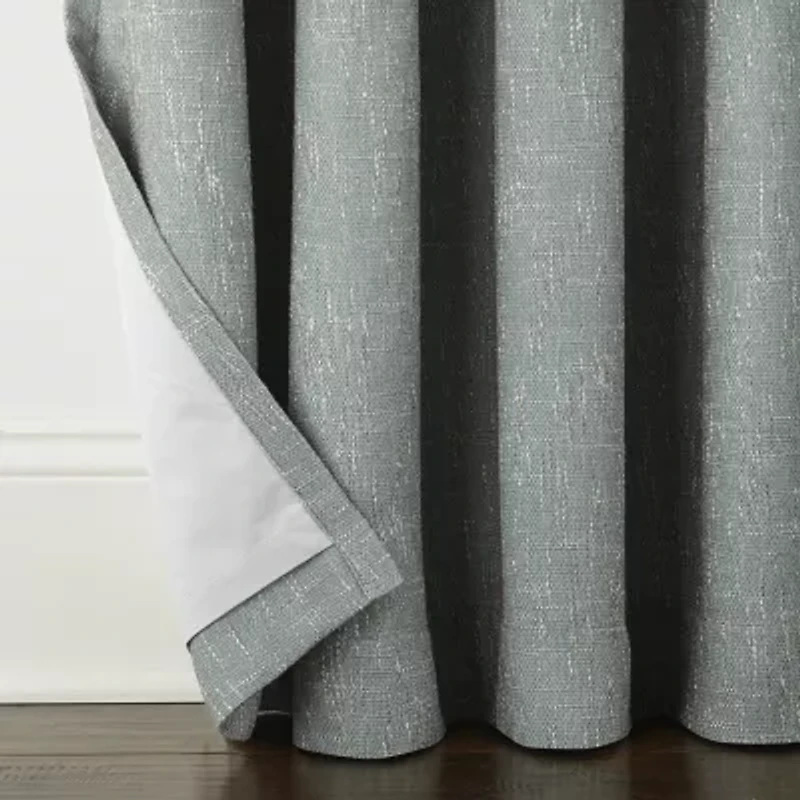 Linden Street Bayshore Grommet Top Energy Saving 100% Blackout Single Curtain Panel