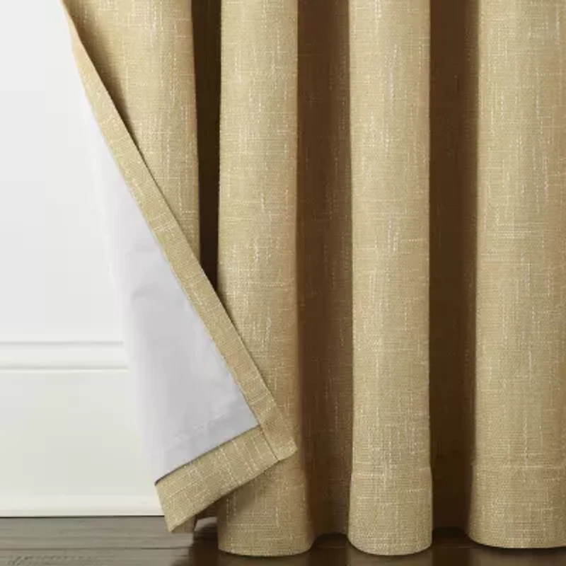 Linden Street Bayshore Grommet Top Energy Saving 100% Blackout Single Curtain Panel