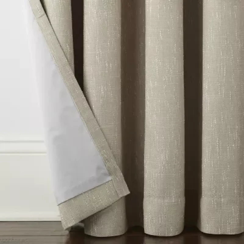 Linden Street Bayshore Grommet Top Energy Saving 100% Blackout Single Curtain Panel