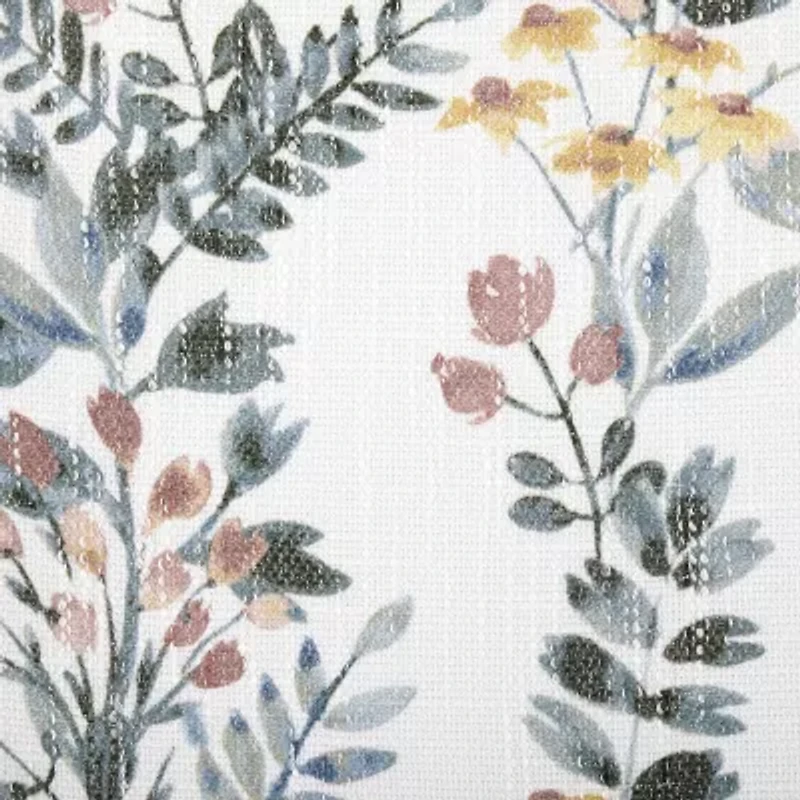 Linden Street Bayshore Print Grommet Top Energy Saving 100% Blackout Single Curtain Panel