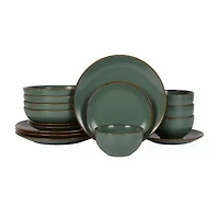 Stone + Lain Brasa 16-pc. Stoneware Dinnerware Set