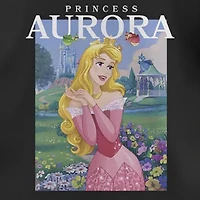 Disney Little & Big Kid Girls Crew Neck Short Sleeve Regular Fit Sleeping Beauty Graphic T-Shirt