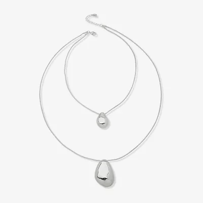 Worthington Womens 18 Inch Strand Necklace