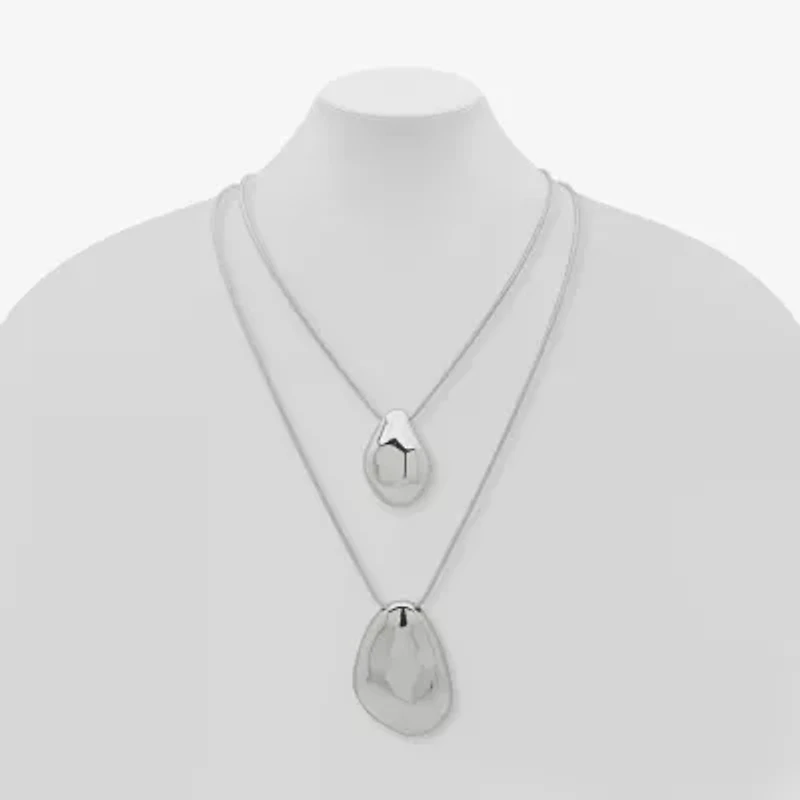Worthington Womens 18 Inch Strand Necklace