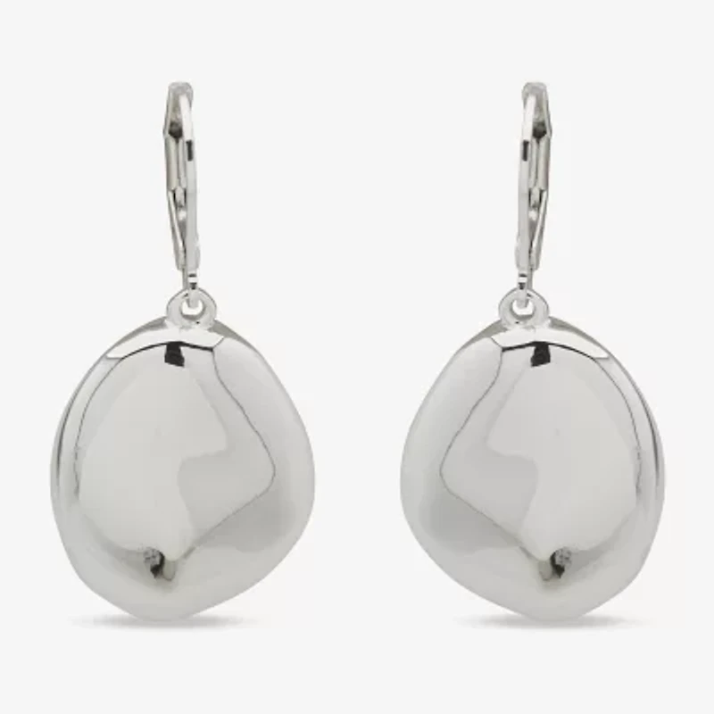 Worthington Silver Tone Womens Drop Earrings