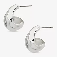 Worthington Silver Tone 20.3mm Stud Earrings