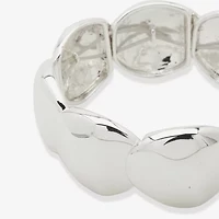 Worthington Silver Tone Womens Stretch Bracelet