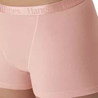 Hanes Originals Supersoft Womens 3 Pack Multi-Pack Boyshort Panty 46ushb