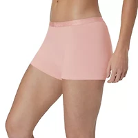 Hanes Originals Supersoft Womens 3 Pack Multi-Pack Boyshort Panty 46ushb