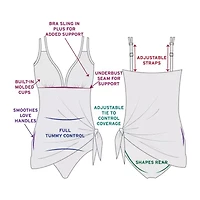 Trimshaper Tracey Swim Dress