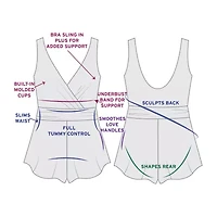 Trimshaper Rebecca Swim Romper