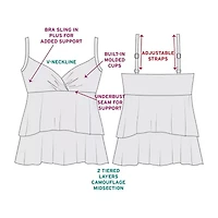 Trimshaper Leona Tankini Swimsuit Top