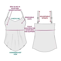 Trimshaper Hank Tankini Swimsuit Top