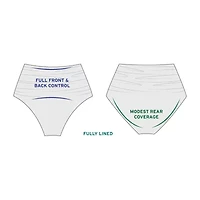 Trimshaper Womens Comfort Waistband High Waist Bikini Swimsuit Bottom