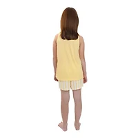 Dots & Dreams Little Big Kid Girls Round Neck Sleeveless 3-pc. Pajama Sets