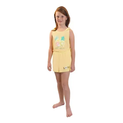 Dots & Dreams Little Big Kid Girls Round Neck Sleeveless 3-pc. Pajama Sets